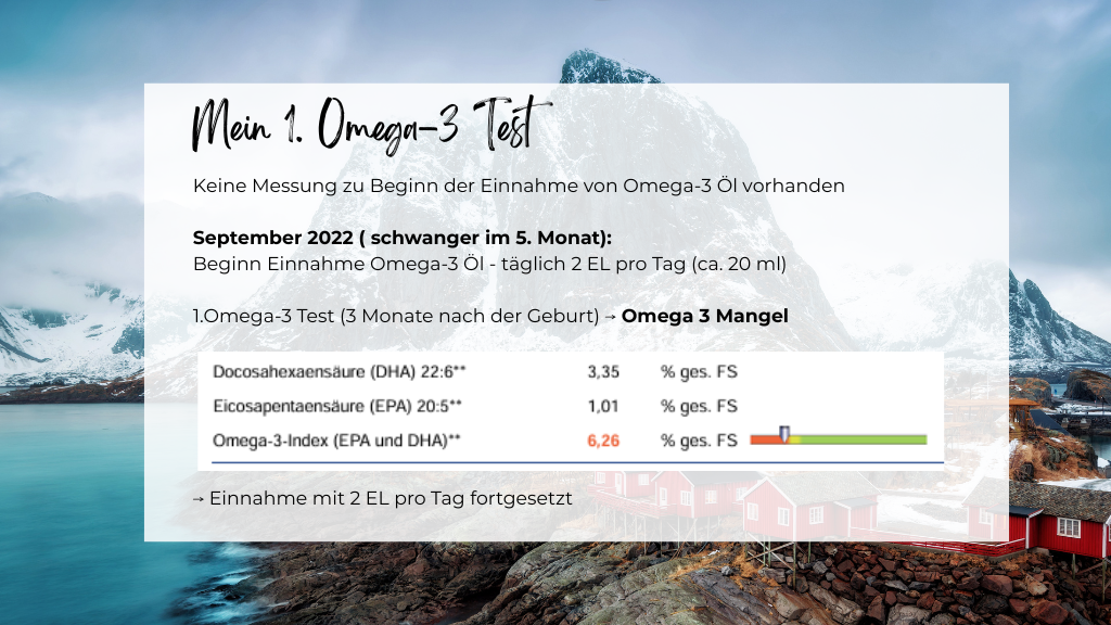 Testergebnisse meines 1. Omega-3 Tests mit Omega-3 Index