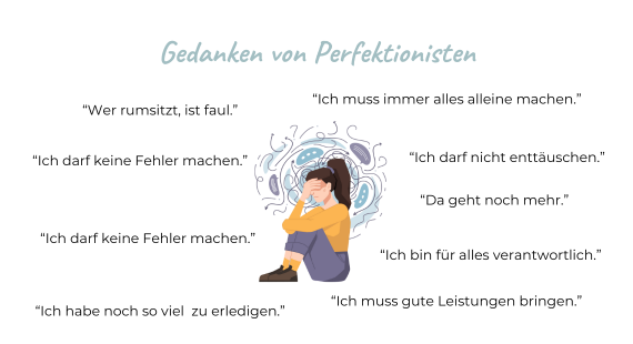 Anzeichen für Perfektionismus