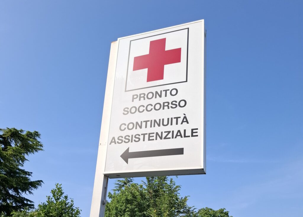 Besuch in der Notaufnahme in Italien