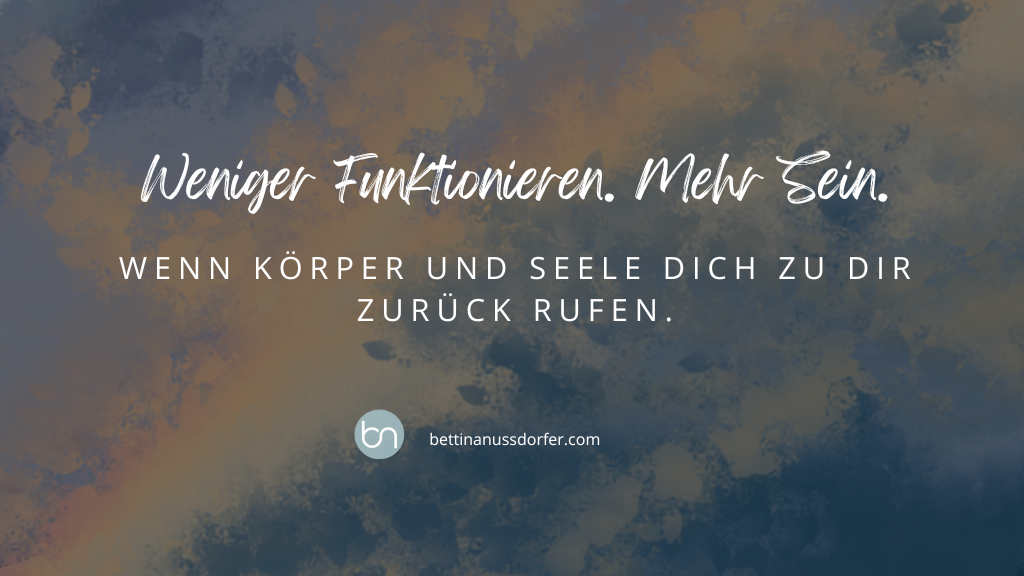 weniger funktionieren mehr sein